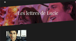 Desktop Screenshot of leslettresdelucie.fr