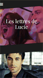 Mobile Screenshot of leslettresdelucie.fr